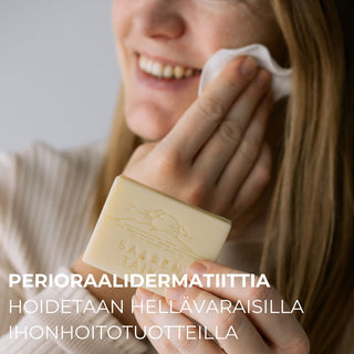 Perioraalidermatiittia hoidetaan hellävaraisilla ihonhoitotuotteilla