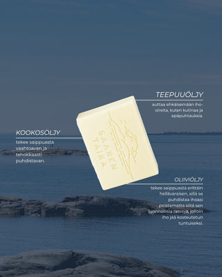 Tea tree soap for acne-prone skin and blemishes, as well as atopic or itchy skin, for all skin types, 100% natural
