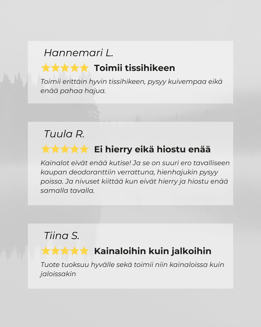 Saaren Taika voidedeodorantti kokemuksia tissihiki