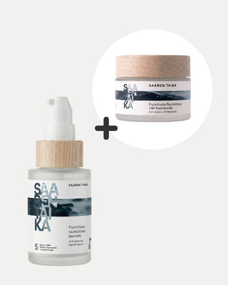 🎁 ENNAKKOETU 89€ lahja sinulle: Punoitusta rauhoittava seerumi + Punoitusta rauhoittava 24H kasvovoide