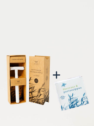 Saaren Taika sheivaussetillä vältät näpyt ja sisäänpäin kasvaneet karvat