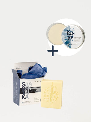 Ekseemaihottuma kädessä -setti on nopea apu kuivalle ja kutiavalle iholle, 100% luonnollinen ja vegaaninen