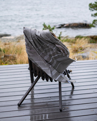 Hamam-pyyhe! Sulo Khaki, kierrätyspuuvillaa, Koko 95x180cm, 250g, 100% puuvillaa, käy myös isokokoisille Hamam-pyyhe Saaren Taika Decor