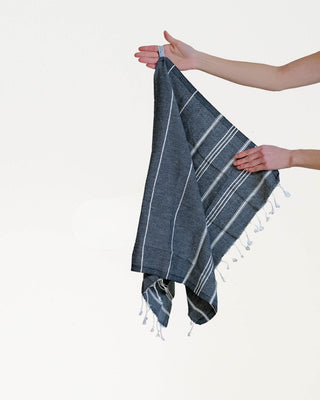 Hamam käsipyyhe/keittiöpyyhe! Sulo Musta, 100% puuvillaa, 50x100cm