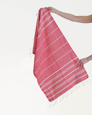 Hamam käsipyyhe/keittiöpyyhe! Sulo Punainen, 100% puuvillaa, 50x100cm