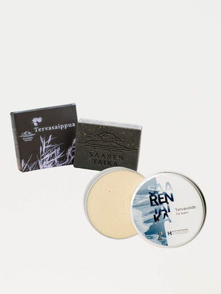 Luonnollinen Tervasaippua & Tervavoide kuivalle ja ärtyneelle iholle