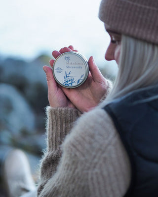 Macadamiaolja sheasmör, mjukgörande, mot tecken på åldrande, för aknehud, 100ml - Saaren Taika 🇫🇮
