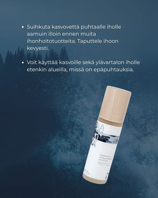 Rakkohauru Salisyylihappo kasvovesi, avaa ihohuokosia, epäpuhtaalle ja herkästi rasvoittuvalle iholle, vegaaninen, 99,85% luonnollista
