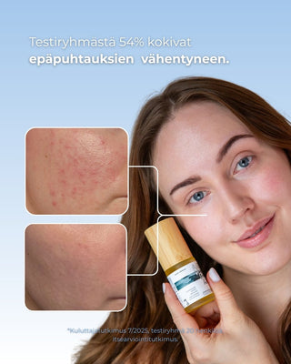 Rakkohauru Jojoba kasvoöljy on kehitetty erityisesti epäpuhtaalle, rasvoittuvalle ja tukkeutumisherkälle iholle.