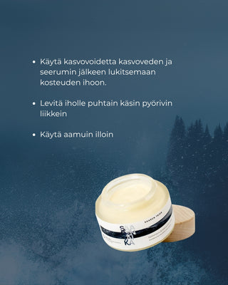 Rakkohauru & Kaktus 24H prebioottinen kasvovoide herkälle iholle