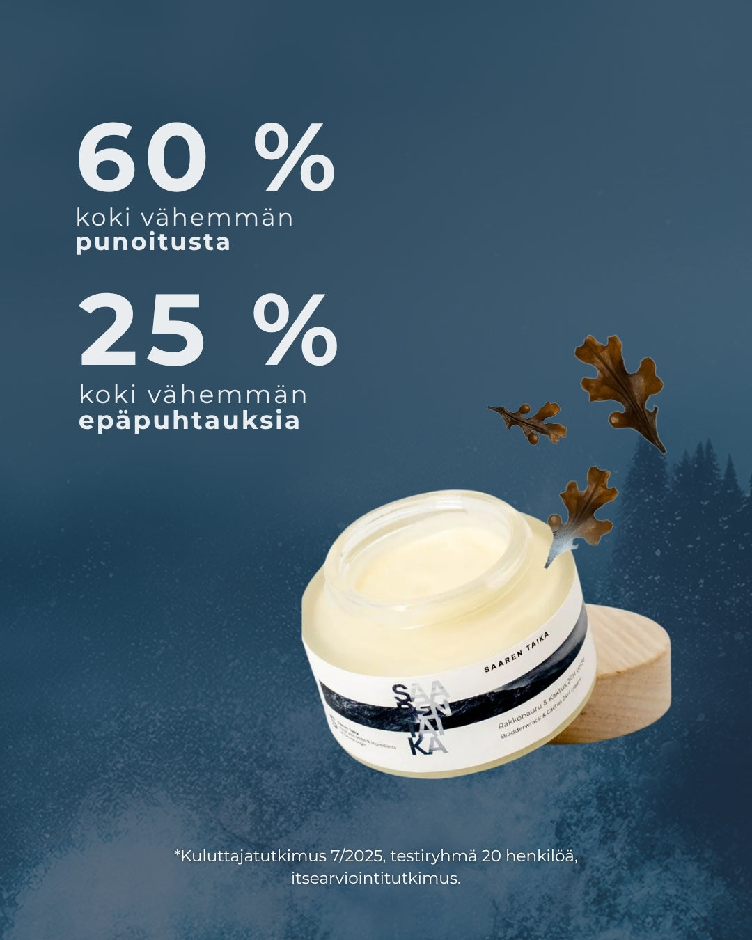 Bladderwrack & Cactus 24H prebiotic face cream for sensitive skin