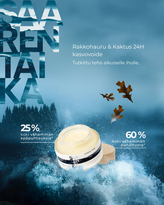 Rakkohauru & Kaktus 24H prebioottinen kasvovoide