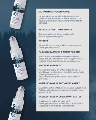 Rakkohauru silmänympärysvoide raaka-aineet