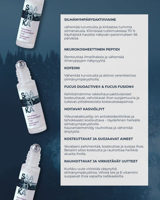 🎁 ENNAKKOETU 25€ lahja sinulle: Rakkohauru silmänympärysvoide + Rakkohauru kasvosaippua