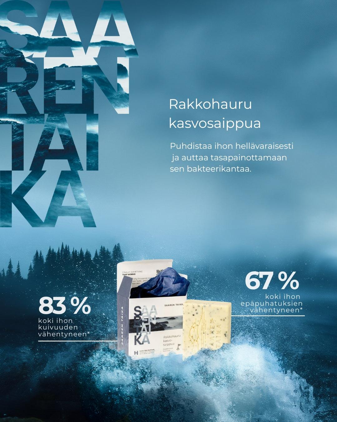 Rakkohauru kasvosaippua | Luonnollista ihonhoitoa mikrobiomin tueksi
