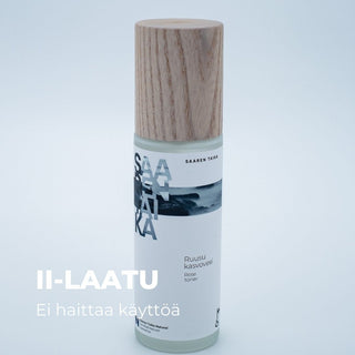 II-LAATU Ruusu kasvovesi, kosteuttaa, rauhoittaa herkkää ihoa ja punoitusta, kirkastaa, sertifioitua luonnonkosmetiikkaa Kasvovesi Saaren Taika Natural