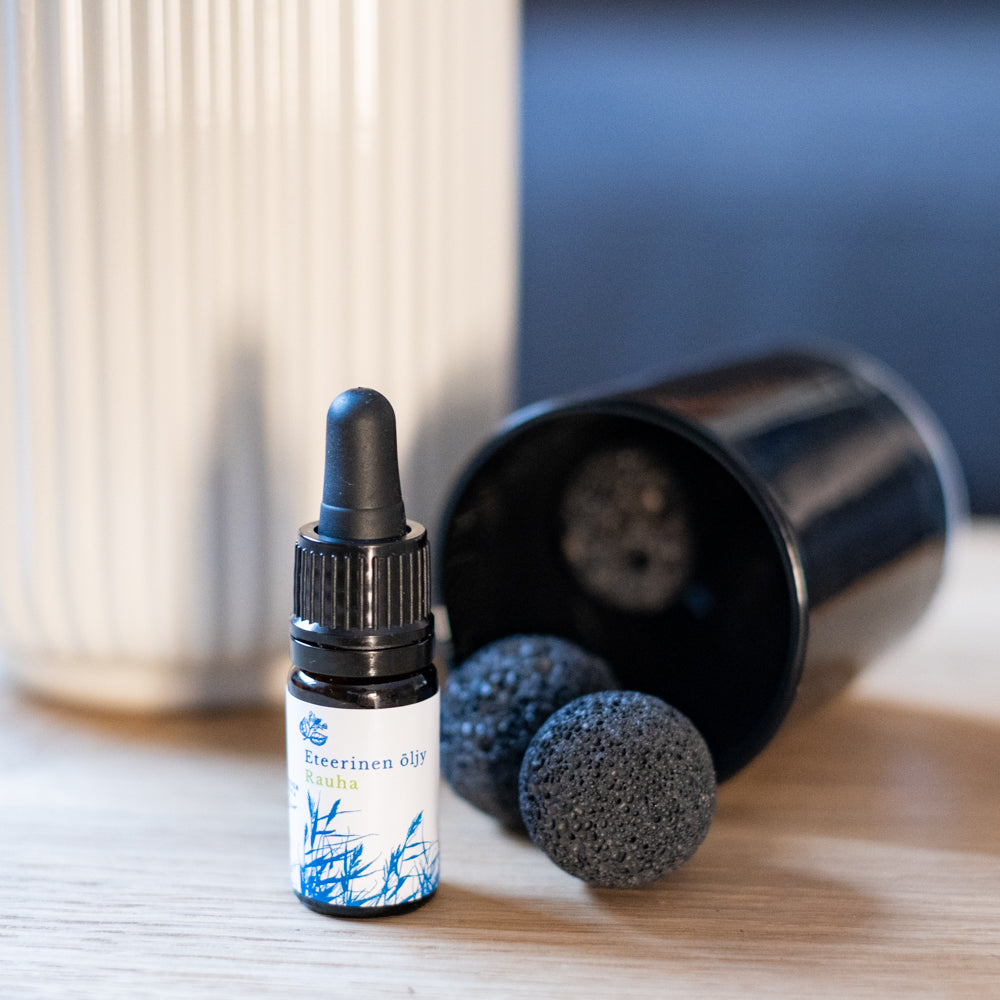 Laavakivet haihduttavat tuoksua kotiin, eteerisille öljyille, rentoutukseen