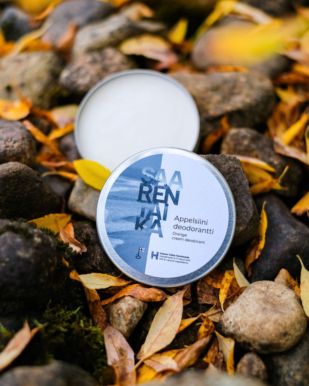 Voidedeodorantti Appelsiini, 100% luonnollista, vegaaninen, alumiiniton ja soodaton n. 50ml
