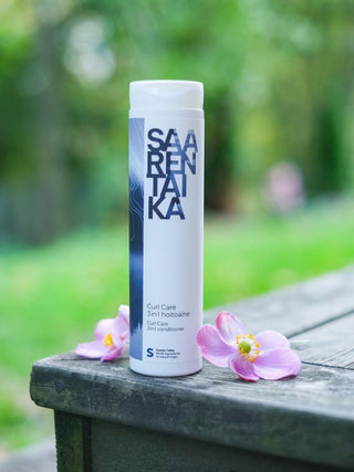 II-LAATU Curl Care 3 in 1 hoitoaine, Curly Girl metodiin, erityisesti taipuisalle ja kiharalle hiukselle, silikoniton, 98,3% luonnollista, vegaaninen