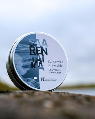 Kamomilla sheavoide, kutinaa hillitsevä, sopii psoriasikseen, ihottumiin, ekseemaan, 100% luonnollista, 80ml