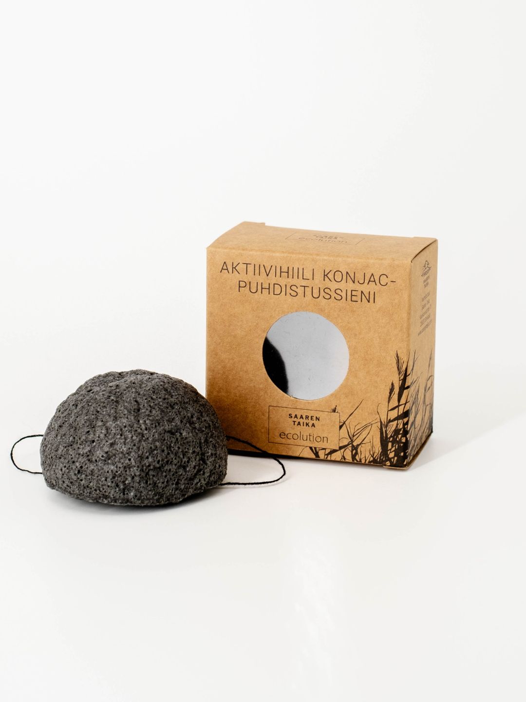 Konjac aktiivihiili puhdistussieni - Syväpuhdistus & Kuorinta