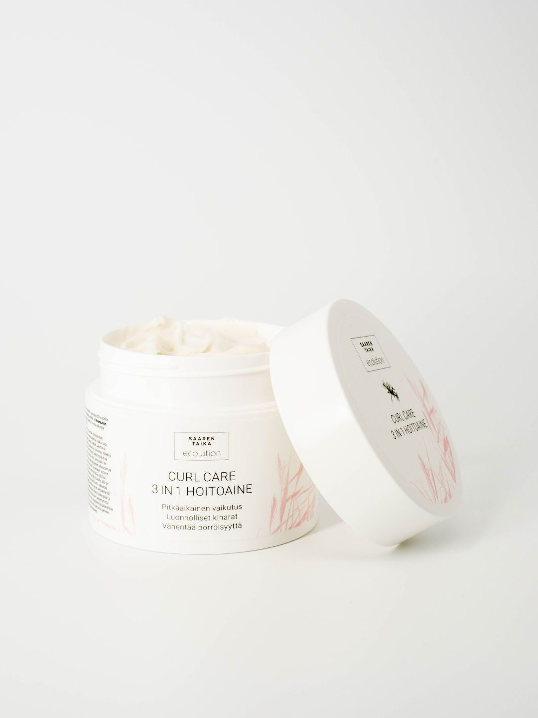 Curl Care 3 in 1 hoitoaine, Curly Girl metodiin, taipuisalle & kiharalle hiukselle, silikoniton