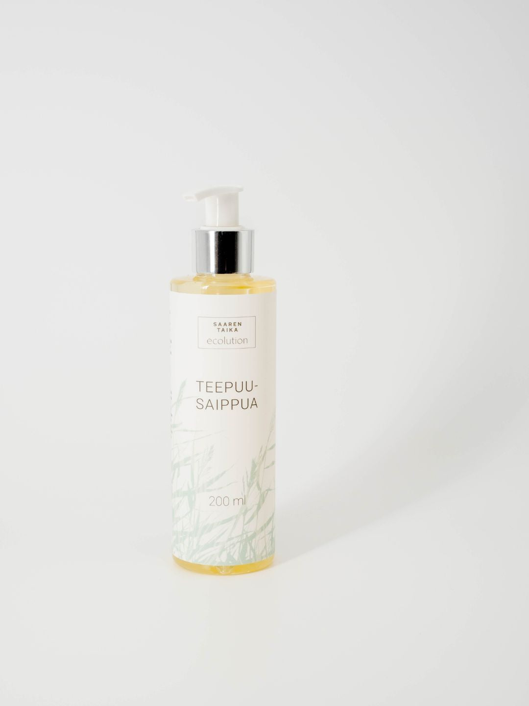 Nestemäinen Teepuusaippua pumppupullossa, akneiholle, kaikille ihotyypeille, sulfaatiton