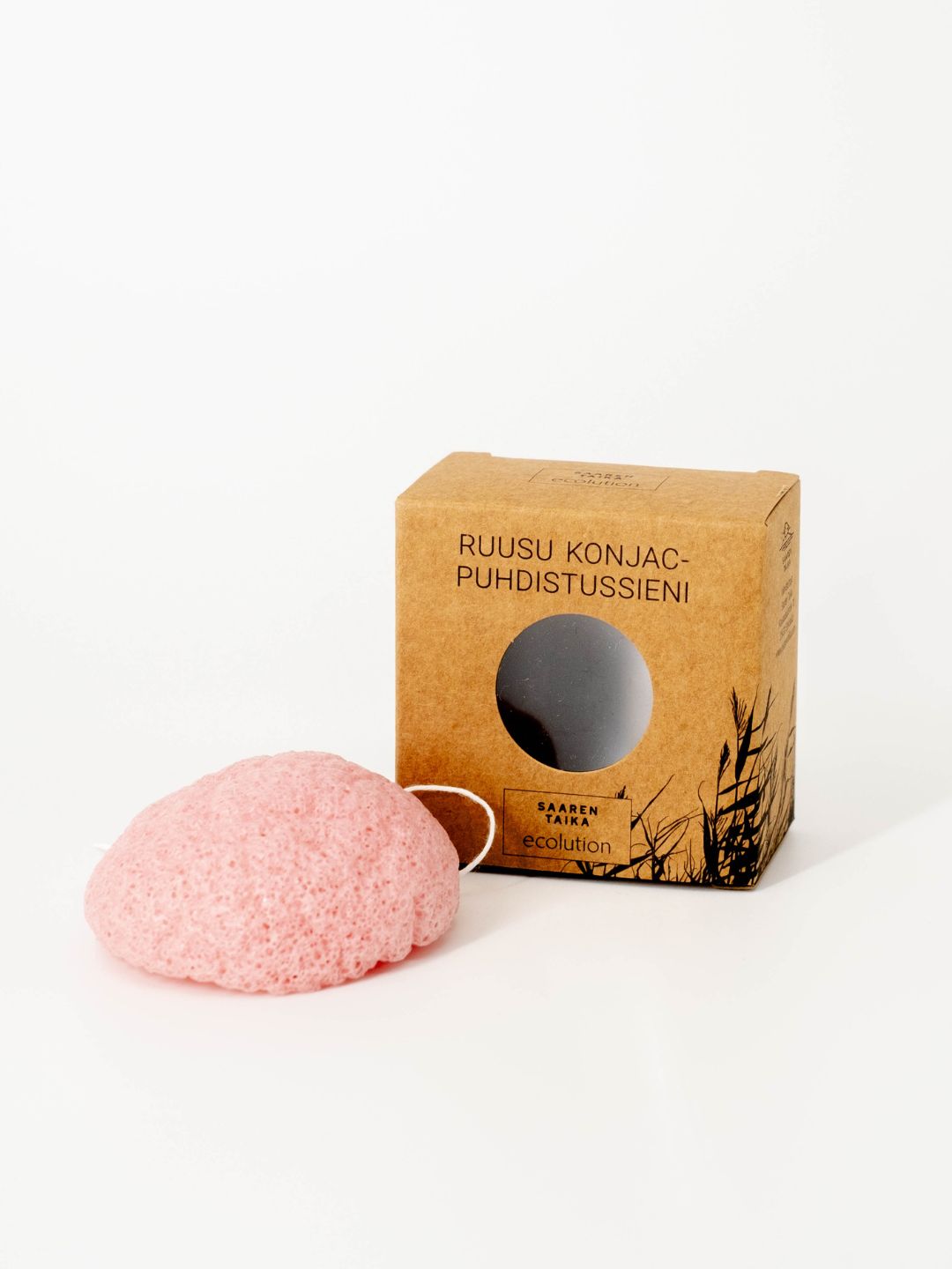 Konjac Ruusu Puhdistussieni - Hellävaraista Kosteutusta ja Kuorintaa