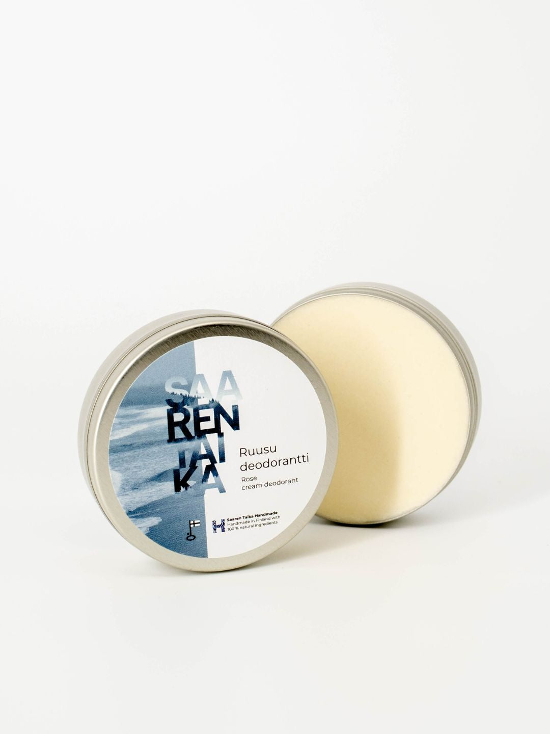 UUSI ILME Voidedeodorantti Ruusu Merisuola (soodalla), 100% luonnollista, alumiiniton