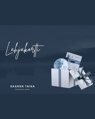 Saaren Taika -lahjakortti – sähköinen lahja ihonhoitotuotteisiin, hamam-pyyhkeisiin ja luonnollisiin kodintuotteisiin
