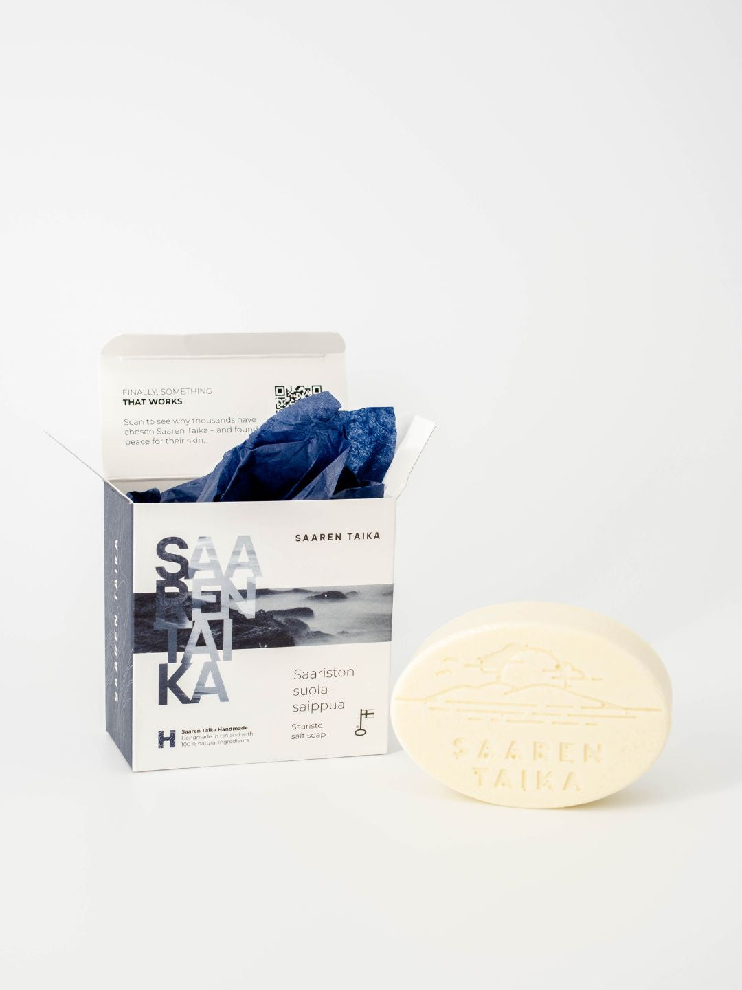 100% luonnollinen ja hajusteeton Saariston Suolasaippua®, psori, atopia, ekseema