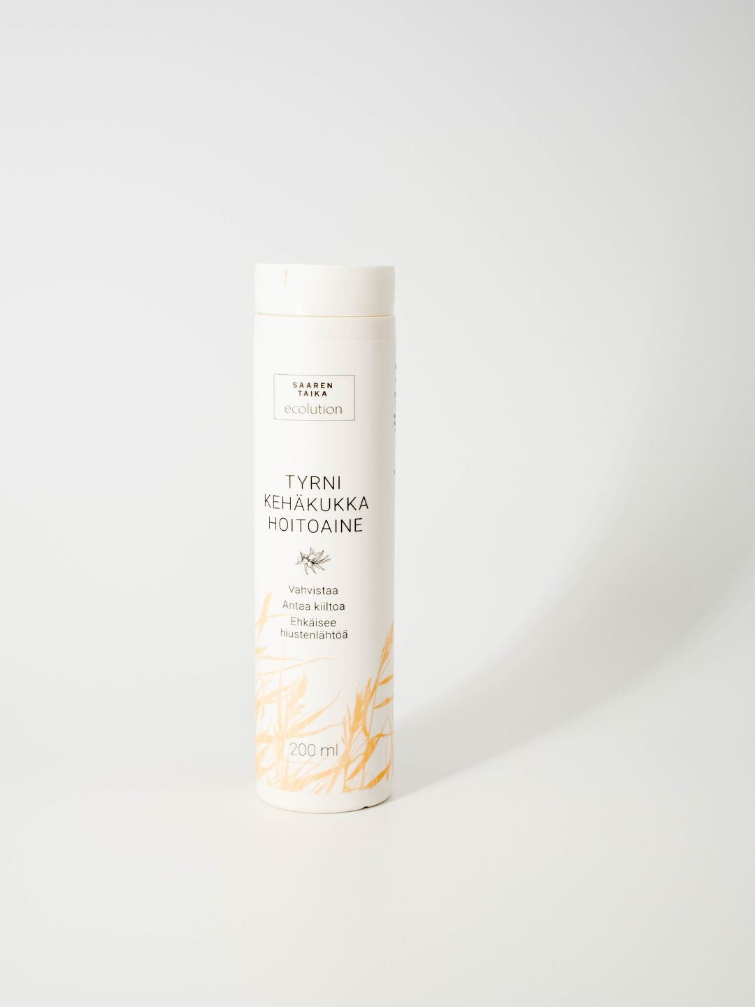 Tyrni kehäkukka hoitoaine, herkälle ja hilseilevälle päänahalle, silikoniton, 97% luonnollista