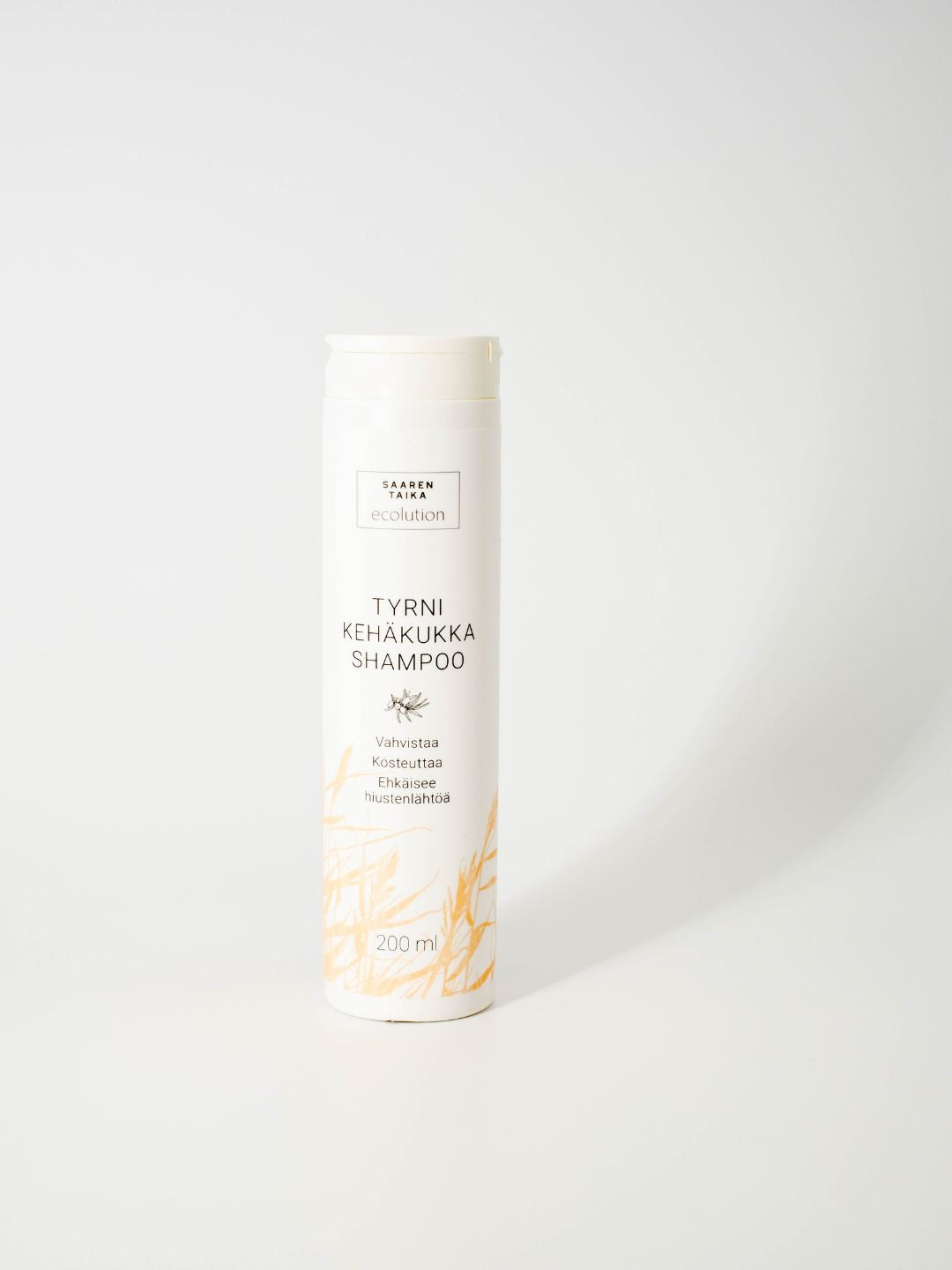 Tyrni kehäkukka shampoo, hiustenlähtöön, kutisevalle ja hilseilevälle päänahalle, sulfaatiton, 94% luonnollista