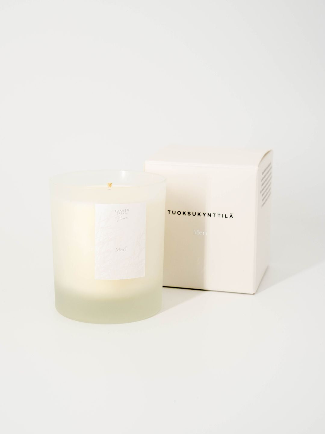 Tuoksukynttilä Meri – Palaa Puhtaasti & Vegaaninen, paloaika n. 45h