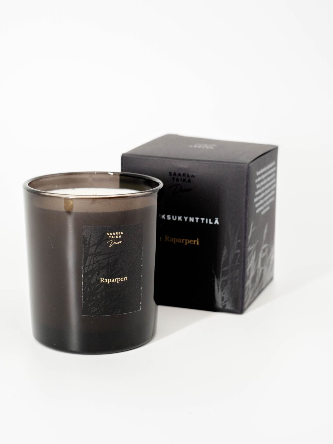 Tuoksukynttilä Raparperi, paloaika n. 45h, vegaaninen, palaa myrkyttömästi