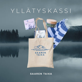 Saaren Taika yllätyskassissa tuotteita