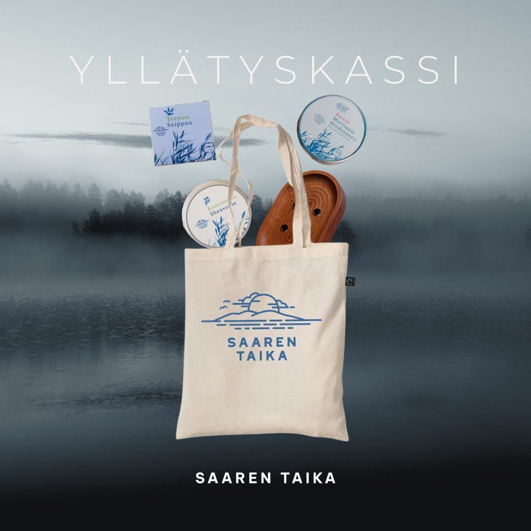 Saaren Taika yllätyskassissa kotimaista kosmetiikkaa