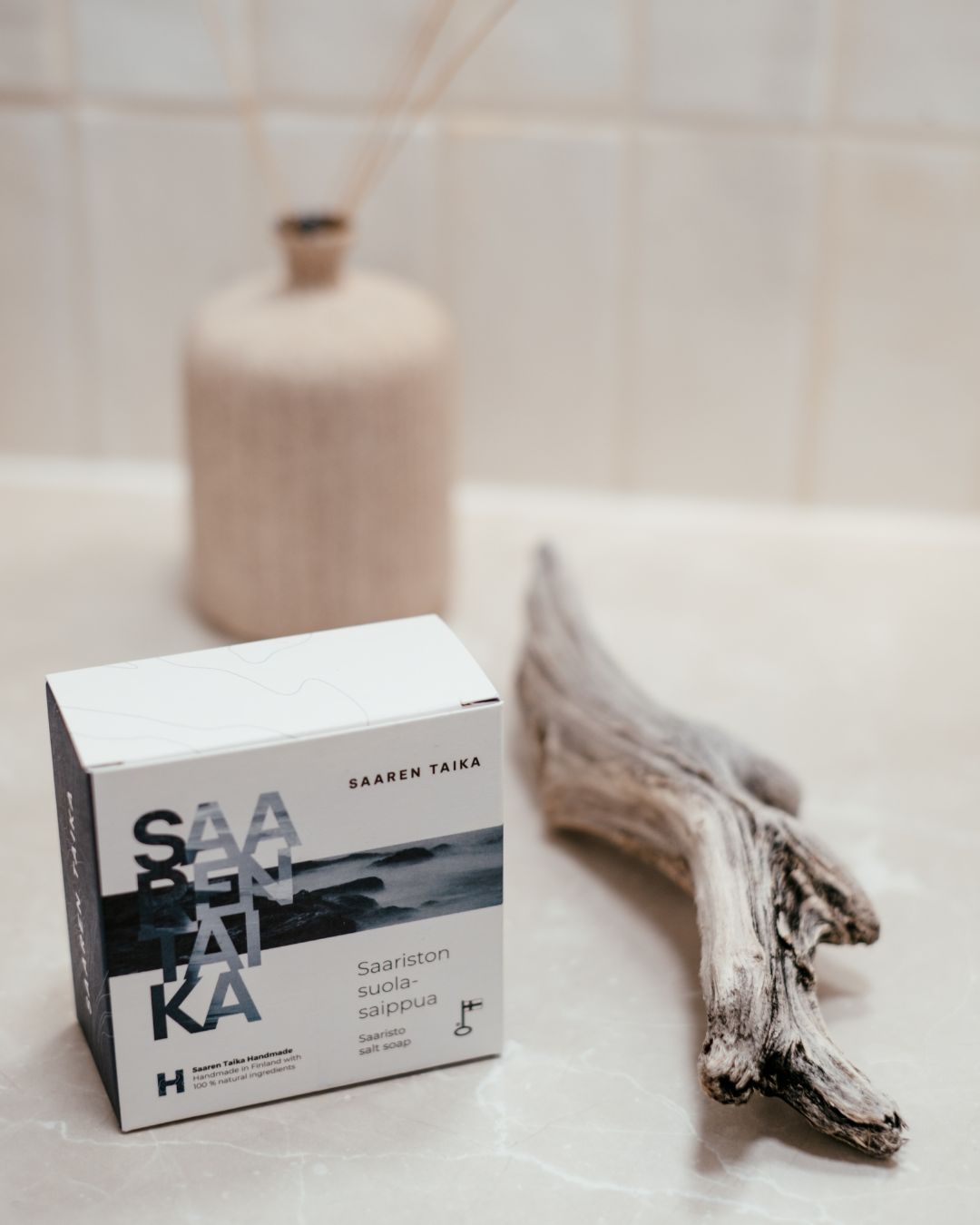 Saariston Suolasaippua®, sopii psoriasis iholle, atooppiselle ja ekseema iholle, hajusteeton, 100% luonnollinen