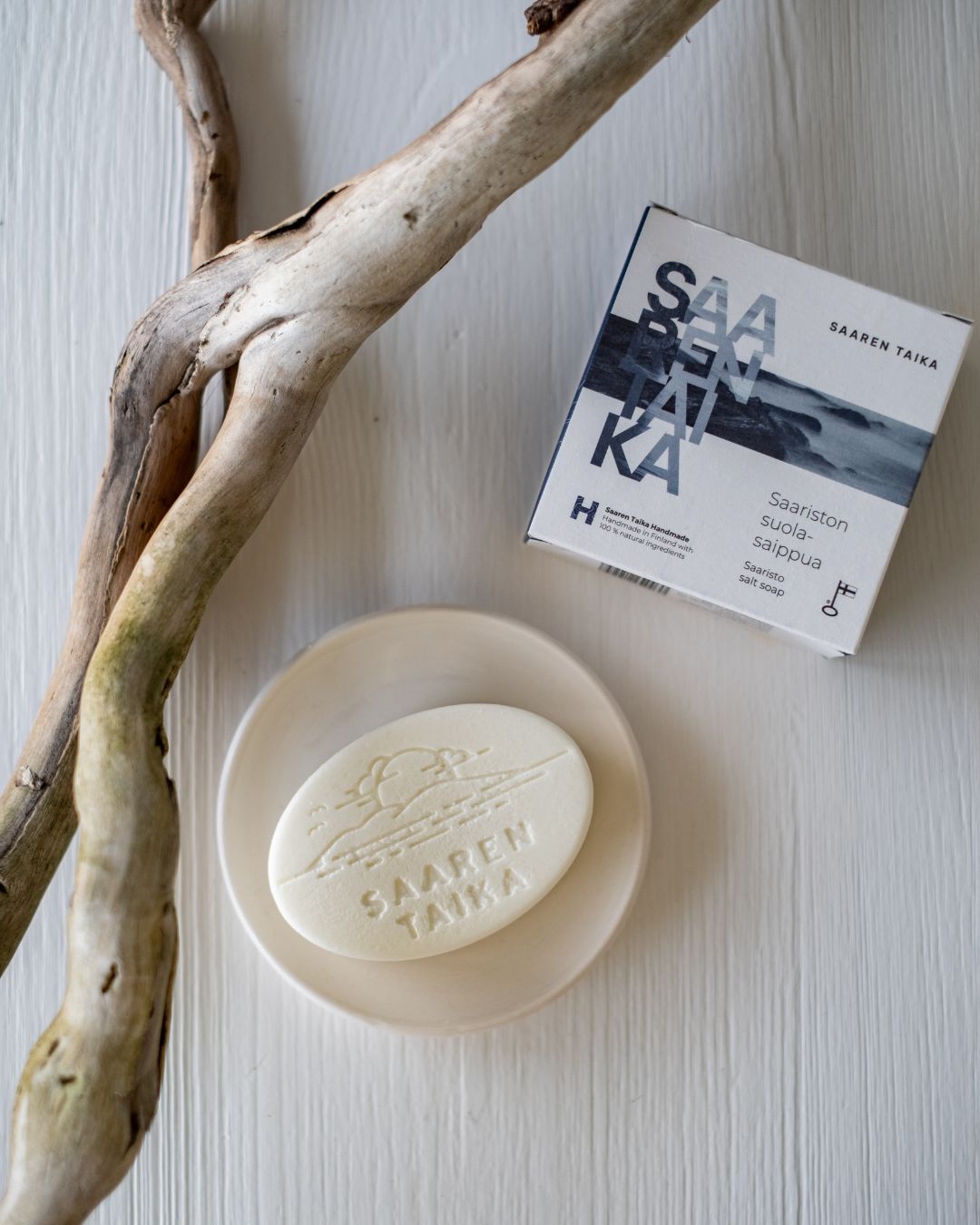 Saariston Suolasaippua®, sopii psoriasis iholle, atooppiselle ja ekseema iholle, hajusteeton, 100% luonnollinen