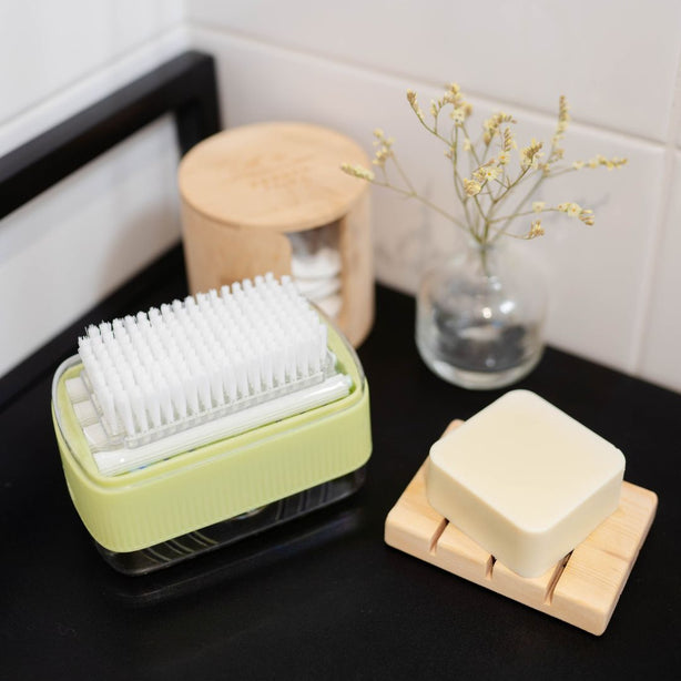 Cleaning soap box, green, Saaren Taika Decor