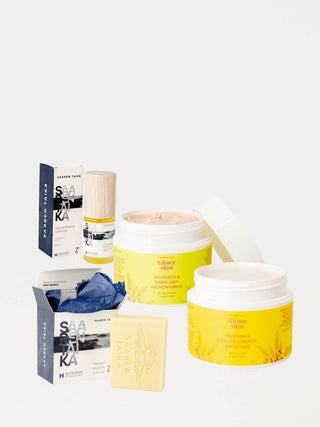 Suositut Saaren Taika ihonhoitotuotteet epäpuhtaalle tai akneiholle settinä