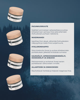 Syväpuhdistava Aktiivihiili Savi kasvonaamio, puhdistaa ihohuokoset ja vähentää mustapäitä kuivattamatta ihoasi, rasvoittuvalle ja akneen taipuvalle iholle