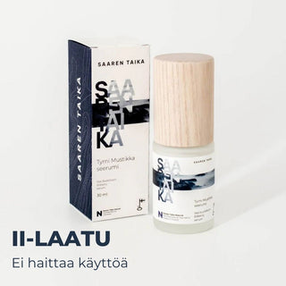 2-laatu Tyrni Mustikka hyaluronihappo kasvoseerumi, aiemmin Hyaluronihappo & Hedelmä kasvoseerumi, kimmoisuutta & sileyttä, sertifioitua luonnonkosmetiikkaa