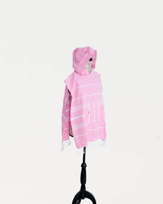 Lasten Hamam-Kylpyponcho, Pinkki, 100% Puuvillaa, 65x60,5cm Hamam pyyhe Saaren Taika Decor