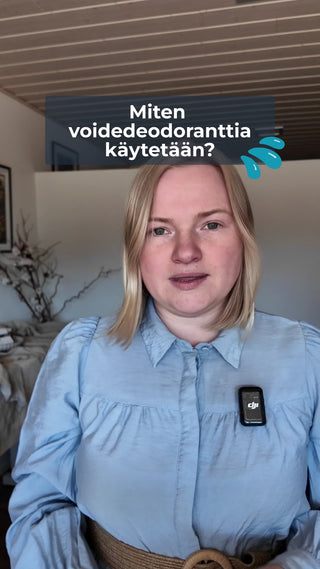 Miten voidedeodoranttia käytetään