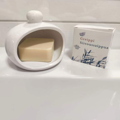 Ceramic cleaning soap nest for storing soap