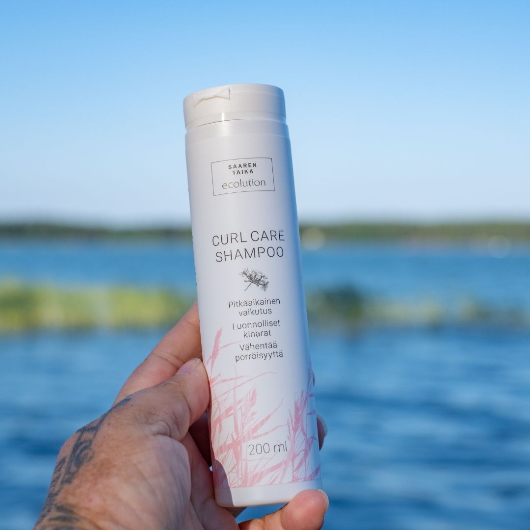 Curl Care shampoo erityisesti taipuisille ja kiharille hiuksille, sulfaatiton - Saaren Taika Ecolution