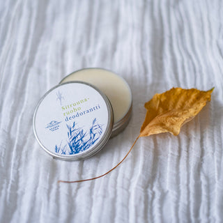 II-LAATU Voidedeodorantti Sitruunaruoho on UNISEX ,vegaaninen, luonnollinen, alumiiniton, soodaton ja luomu - Saaren Taika 🇫🇮 Voidedeodorantti Saaren Taika