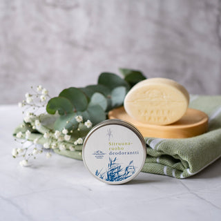 II-LAATU Voidedeodorantti Sitruunaruoho on UNISEX ,vegaaninen, luonnollinen, alumiiniton, soodaton ja luomu - Saaren Taika 🇫🇮 Voidedeodorantti Saaren Taika