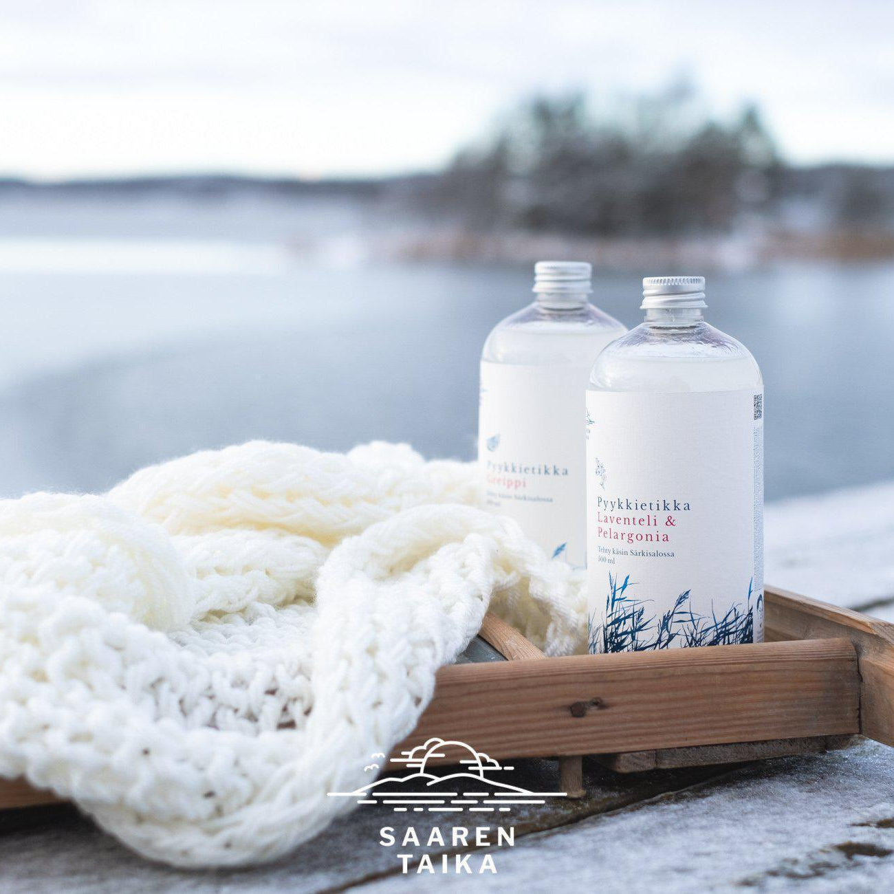 Saaren Taika 500ml Laventeli & Pelargonia Pyykkietikka - Vegaaninen, Luonnollinen - Saaren Taika